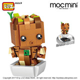 LOZ Building Blocks Baby Tree Figure Mini Block Hero Toys Hobbies Superhero Action Figures Figurine Plastic Assembly Toys 1438