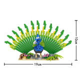LOZ Birds Diamond Blocks Model Hen Chick Peacock Eagle Parrot Assemblage Toy Model Blocks DIY 3D Animals Ages 14 + 9544-9547