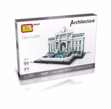 LOZ 2016 New Mini Blocks Architecture White House Juguetes Trevi Fountain Toys Educational Christmas Gift for Children 1005-1015