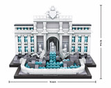 LOZ 2016 New Mini Blocks Architecture White House Juguetes Trevi Fountain Toys Educational Christmas Gift for Children 1005-1015