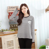 Low Price New 2017 Lovers pajamas women long-sleeved spring thin pajama sets men pure couple pajamas for men set sleepwear suit