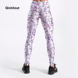 Low Price Promotion Women Fitness Leggings Cartoon Printed High Waist Pants Free Shipping Plus Size S-4XL