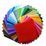 Low Price 100% 10colors/lot 10CMX15CM Felt Fabric,Polyester,Non-woven Felt,1 MM Thick,Handmade fabric DIY Not woven Cloth