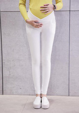 Low Elastic Waist Stretch Cotton Maternity Pants 2017 Spring Summer Clothes for Pregnant Women Pencil Pregnancy Legging