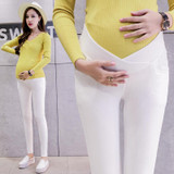Low Elastic Waist Stretch Cotton Maternity Pants 2017 Spring Summer Clothes for Pregnant Women Pencil Pregnancy Legging