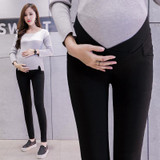 Low Elastic Waist Stretch Cotton Maternity Pants 2017 Spring Summer Clothes for Pregnant Women Pencil Pregnancy Legging