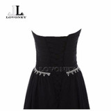 LOVONEY Vestido De Festa Chiffon Plus Size Long Evening Dress 2017 Elegant Sweetheart Formal Dresses Evening Party Gown S305