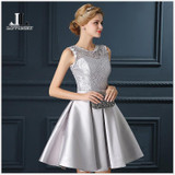 LOVONEY T401 Real Photo Sexy Prom Dresses 2017 A-Line Short Prom Dress with Pockets Formal Evening Party Dresses Robe De Soiree