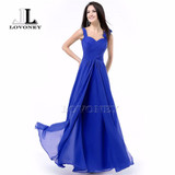 LOVONEY S323 Hot Sale Burgundy Prom Dresses 2017 Chiffon Long Formal Dress Evening Party Dresses Prom Gown Vestido De Festa