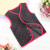 Baby Girls Sleeveless Soft Printing Fleece Vest Waistcoat with Fluffy for Spring Autumn in 100% Polyester