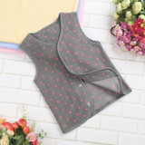 Baby Girls Sleeveless Soft Printing Fleece Vest Waistcoat with Fluffy for Spring Autumn in 100% Polyester
