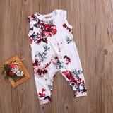 Baby Girls Romper Sleeveless Cute Flower Outfits Sunsuit Clothing Kid Newborn Summer Girls Clothes Toddler Baby Girl