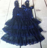 Baby Girls Princess Lace Party Dress Fluffy 3 Layers Flower Girl Dresses Baby Sleeveless Wedding Pageant party costumes clothes