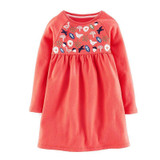 Baby Girls Long Sleeve Dress Robe Princesse Fille Christmas Dress Pattern Kids Dresses for Girls Clothes Children Vestidos