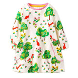 Baby Girls Long Sleeve Dress Robe Princesse Fille Christmas Dress Pattern Kids Dresses for Girls Clothes Children Vestidos