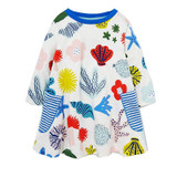 Baby Girls Long Sleeve Dress Robe Princesse Fille Christmas Dress Pattern Kids Dresses for Girls Clothes Children Vestidos
