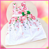 Baby Girls Kid Princess Cotton Sleeveless Summer Sundress 2017 Flower Dress