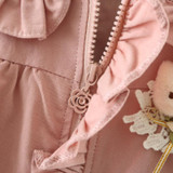 Baby girls jacket Autumn spring Baby Outerwear Infant Solid Princess Windbreakers Toddlers Outerwear Overcoats
