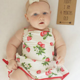 Baby Girls Infantil Toddler Kids Strawberry Princess Romper Dress Tutu Casual Outfit Clothes 0-2Y