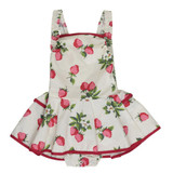 Baby Girls Infantil Toddler Kids Strawberry Princess Romper Dress Tutu Casual Outfit Clothes 0-2Y