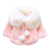 Baby Girls Infant Toddler Cotton Winter Warm Coat Cloak Jacket Thick Warm Clothes