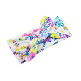 Baby Girls Headwear Head Wraps Floral Printing Turban Headband Newborn Infants Hair Accessories
