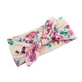Baby Girls Headwear Head Wraps Floral Printing Turban Headband Newborn Infants Hair Accessories