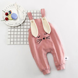 Baby Rompers Boys Girl Leggings Winter Warm Thicken Velvet Soft Trousers Rabbit Cotton Leggings Fille Leggins Full Length Pants