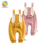 Baby Rompers Boys Girl Leggings Winter Warm Thicken Velvet Soft Trousers Rabbit Cotton Leggings Fille Leggins Full Length Pants