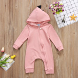Baby Rompers Autumn Long Sleeve Newborn Baby Boy Girl Dinosaur Costume Romper Playsuit Baby Clothes Hooded Cute Clothing