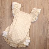 Baby Romper Newborn Baby Lace Romper Flower Girl Outfit Birthday Outfit Toddler Rompers Clothing