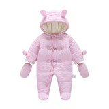 Baby Romper Fleece Lining Newborn Sleeping Coveralls Winter Costume For Boys Outfits Girls Cotton Jumper Infant Set