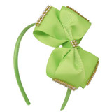 Baby Ribbon Hair Bands Headband Girls Hairbow Hairband With Rhinestone Children Hair Accessories
