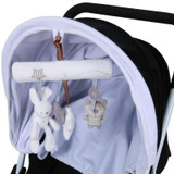 baby rabbit toy baby bed Stroller Hanging Rattle Plush Soft musical mobile toy Carriages 18% off
