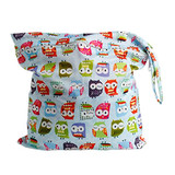 Baby Protable Nappy Zipper Diaper Bag Washable Nappy Wet Dry Cloth Waterproof
