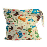 Baby Protable Nappy Zipper Diaper Bag Washable Nappy Wet Dry Cloth Waterproof