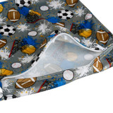 Baby Protable Nappy Zipper Diaper Bag Washable Nappy Wet Dry Cloth Waterproof