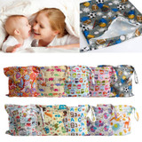 Baby Protable Nappy Zipper Diaper Bag Washable Nappy Wet Dry Cloth Waterproof