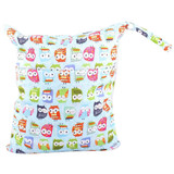 Baby Protable Nappy Reusable Washable Wet Dry Cloth Zipper Waterproof Diaper Storage Bag High Quality