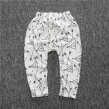 Baby PP Pants New Arrival Geometric Pattern Cotton Babys Boys Girls Harem Pants For Infant Newborn Trousers Boy Girl Clothing