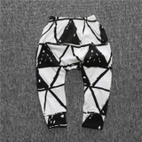 Baby PP Pants New Arrival Geometric Pattern Cotton Babys Boys Girls Harem Pants For Infant Newborn Trousers Boy Girl Clothing