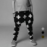 Baby Pants New Fashion Baby Boys Pants Harem Pants For Girls Cross Star Children Boy Toddler Child Trousers Baby Clothes