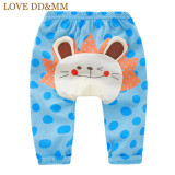 Baby Pants 2017 New Boys Girls Cute Casual Animal Prints Dots Stripes PP Pants Kids Clothes