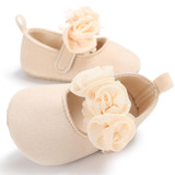Baby Newborn Toddler Girl Crib Shoes Flower Soft Sole Non-Slip Baby Shoes