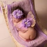 Baby Newborn Photography Props Crochet Outfits Knit Butterfly Wings Baby Photo Props Photography Accessories Fotografia