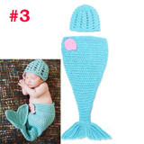 Baby Newborn Photography Props Costume Toddler Animal Beanie with Diaper Cover Cocoon Handmade Knitted Hat 0-12M SG041