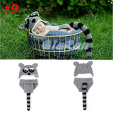 Baby Newborn Photography Props Costume Toddler Animal Beanie with Diaper Cover Cocoon Handmade Knitted Hat 0-12M SG041