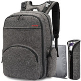 Baby Nappy Bag Backpack Nylon Waterproof Mummy Maternity Bag Lightweight Baby Bag With Insulated Pockets Changing Pad