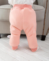 Baby lovely bear emb. velvet pants, baby fleece padded winter warm trousers,free shipping