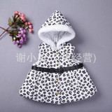 Baby leopard grain vest coat